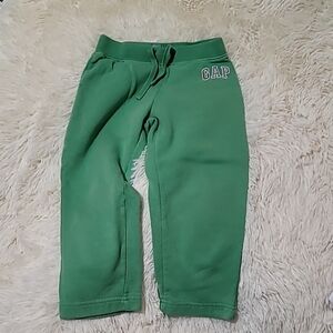 GAP, Boy's Green Sweatpants, Size 4 yrs